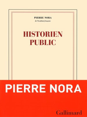 cover image of Historien public
